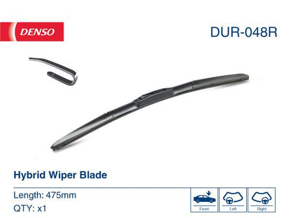 Wiper Blade Passenger Side 475mm 19" For Alfa Romeo Cadillac Chevrolet Kia DENSO