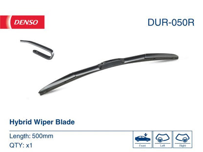 Wiper Blade Passenger Side 500mm 20" Fits Alfa Romeo Alpina Audi BMW Dacia DENSO