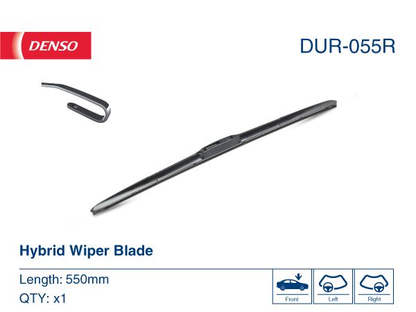 Wiper Blade Driver Side 550mm 22"Fits Alfa Romeo Alpina Aston Martin Audi DENSO