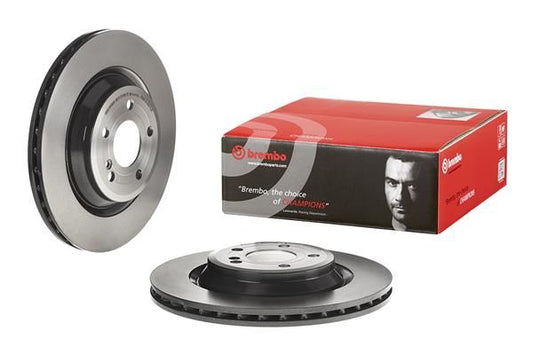 2x BREMBO 09.B743.41 Brake Disc Rear Internally Vented Fits Mercedes-Benz SL