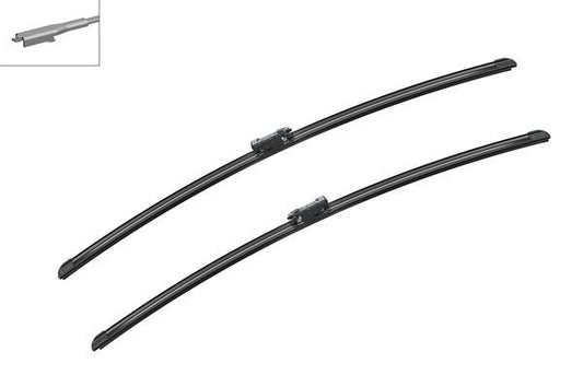 2 x BOSCH AEROTWIN A214S Flat Wiper Blades (Pair) 750/750mm Length Fits Ford
