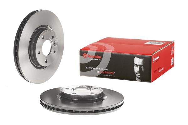2x BREMBO 09.C138.11 Brake Disc Front Vented Fits Volvo C30 C70 S40 V40 V50