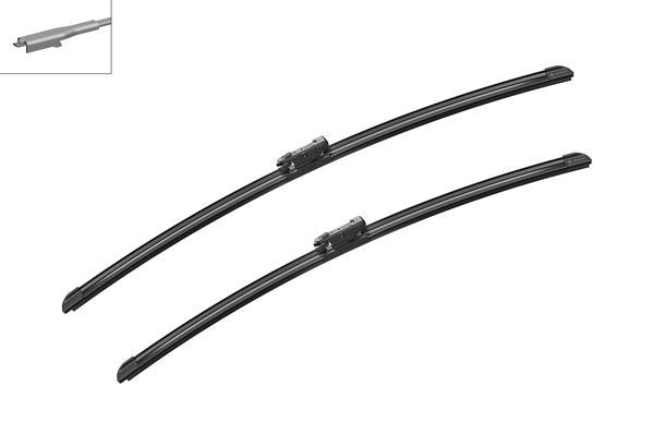 2 x BOSCH AEROTWIN A216S Flat Wiper Blades (Pair) Fits Audi Mercedes VW