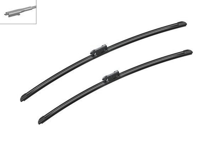 2 x BOSCH AEROTWIN A216S Flat Wiper Blades (Pair) Fits Audi Mercedes VW