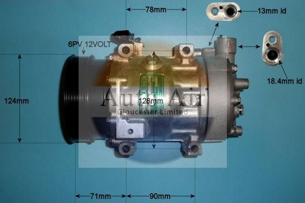 AUTO AIR 14-1137 Air Compressor A/C Air Con Air Conditioning Fits Ford Galaxy
