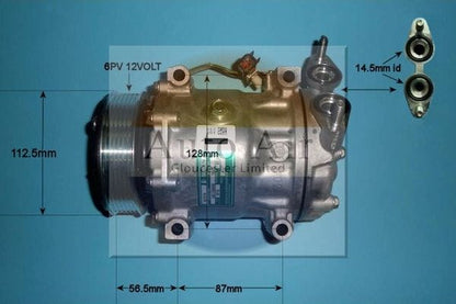 AUTO AIR 14-0073 Air Conditioning Compressor A/C Fits Volvo S60 S80 V60 V70