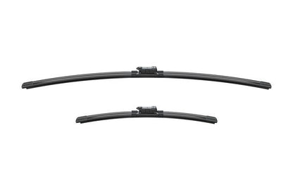 2 x BOSCH AEROTWIN A558S Flat Wiper Blades (Pair) Fits Citroen DS Peugeot Seat V