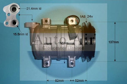 AUTO AIR 14-0052 Air Compressor A/C Air Conditioning Fits Ford Cortina Estate
