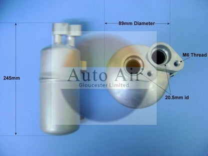 AUTO AIR 31-9781 Air Receiver Dryer A/C Air Con Fits Mercedes-Benz Renault