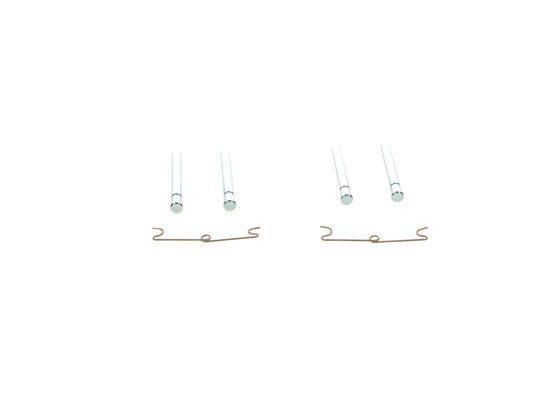 BOSCH 1987474339 Disc Brake Pad Accessory Kit Fitting Set Front Fits VW
