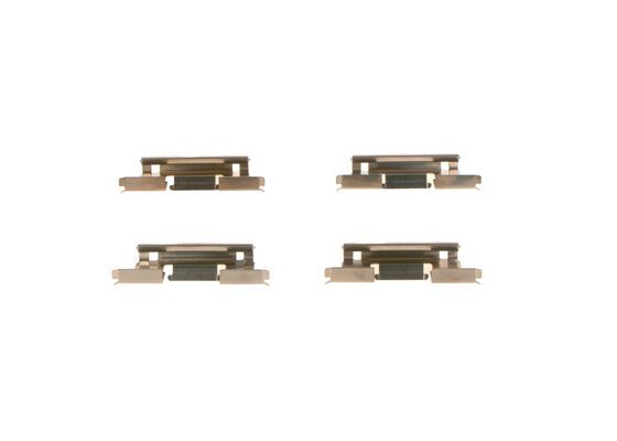 BOSCH 1987474347 Disc Brake Pad Accessory Kit Fitting Set Front Fits Nissan