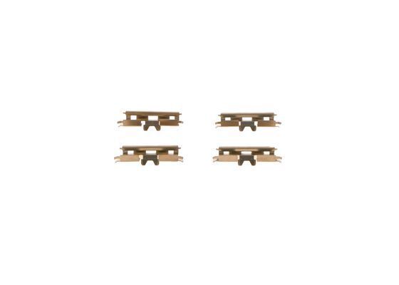 BOSCH 1987474356 Disc Brake Pad Accessory Kit Fitting Set Front Fits Suzuki