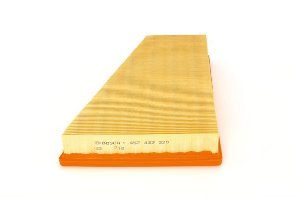 BOSCH 1457433320 Air Filter 277mm Length Insert 47.3mm Height Fits Renault Clio