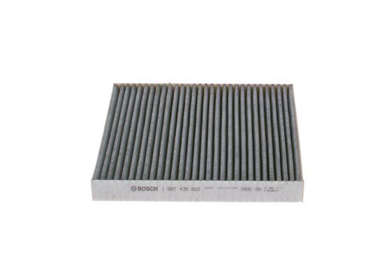 BOSCH 1987435602 Cabin Air Filter 224mm Length Activated Carbon Fits Hyundai Kia