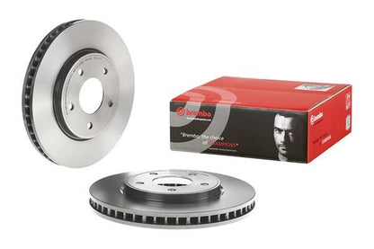 2x BREMBO 09.C544.11 Brake Disc Front Vented Fits Nissan Leaf NV200 Evalia NV200