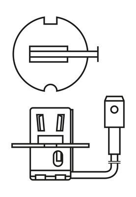 Bosch 1 987 302 802 Spotlight Bulb Fits Alfa Romeo Alpina Audi Autobianchi BMW