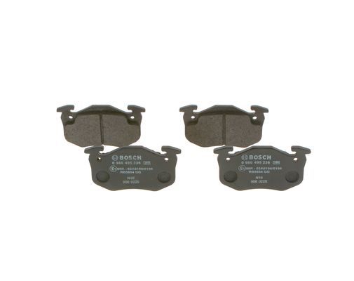 BOSCH 0986495236 Brake Pad Set For Disc Brake Rear Fits Citroën Peugeot Renault