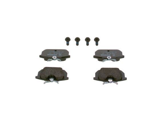 BOSCH 0986491030 Disc Brake Pad Set Rear Low-Metallic For Alfa Romeo Fiat Lancia