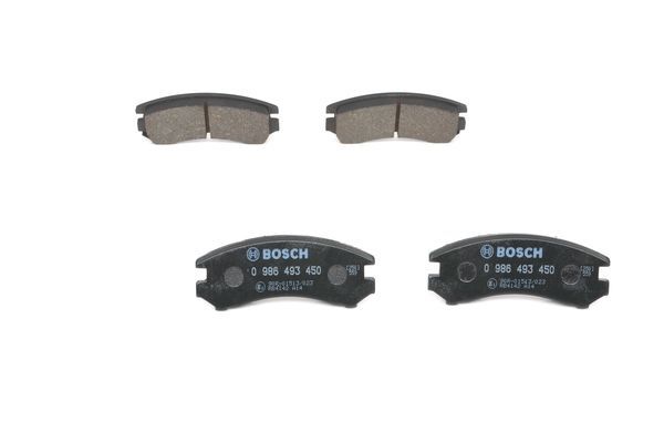 BOSCH 0986493450 Disc Brake Pad Set Front Fits Nissan Sunny Suzuki Swift