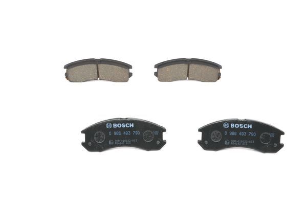 BOSCH 0986493790 Brake Pad Set For Disc Front Low-Metallic Fits Ford Mazda