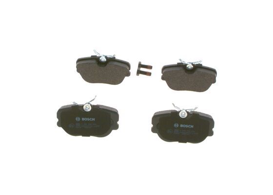 BOSCH 0986494058 Disc Brake Pad Set Front Low-Metallic Fits Mercedes-Benz 190