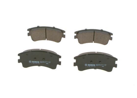 BOSCH 0986494079 Disc Brake Pad Set Front Low-Metallic Fits Mazda Mazda6