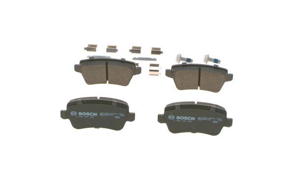 BOSCH 0986494125 Brake Pad Set For Disc Rear Low-Metallic Fits Fiat Croma