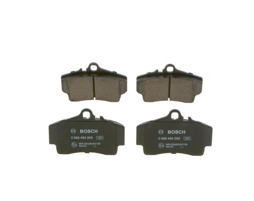BOSCH 0986494265 Disc Brake Pad Set Rear Fits Porsche 911 Boxster Cayman