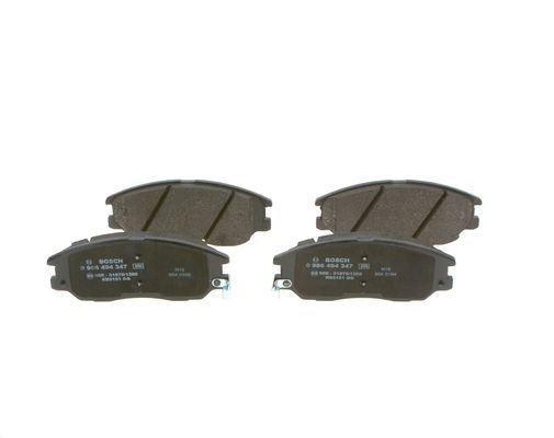 BOSCH 0986494347 Disc Brake Pad Set Front Low-Metallic For Hyundai Kia Ssangyong