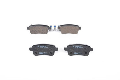 BOSCH 0986494384 Brake Pads Rear Low-Metallic With Mounting Manual Fits Renault