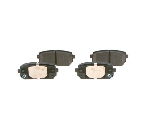 BOSCH 0986494400 Brake Pad Set For Disc Rear Low-Metallic Fits Kia Carens