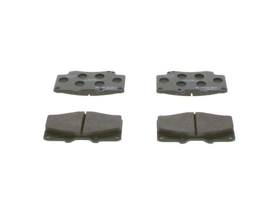BOSCH 0986494497 Disc Brake Pad Set Front Low-Metallic Fits Toyota Hilux Vigo