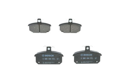 BOSCH 0986494531 Disc Brake Pad Set Front Low-Metallic Fits Renault 5 12 18