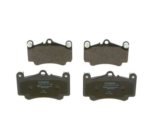 BOSCH 0986494710 Disc Brake Pad Set Front Low-Metallic Fits Porsche 911