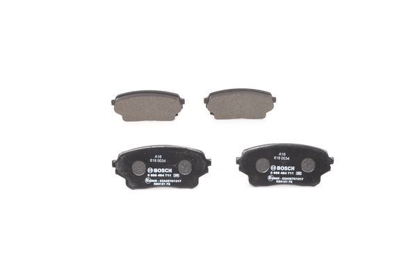 BOSCH 0986494711 Disc Brake Pad Set Front Rear Low-Metallic Fits SUZUKI