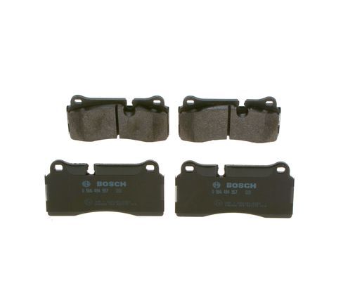 BOSCH 0986494957 Brake Pad Set Rear Low-Metallic 67mm Height Fits Audi R8