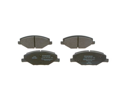 BOSCH 0986495390 Brake Pad Set For Disc Front Low-Metallic Fits VW Polo