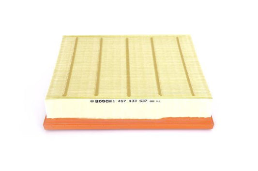 BOSCH 1457433537 Air Filter 258mm Length Insert 58mm Height Fits Audi A6 A8
