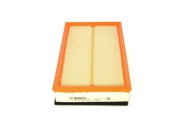 BOSCH 1457433081 Air Filter 358mm Length Insert Fits Audi Seat Skoda VW