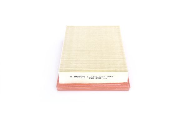 BOSCH 1457433090 Air Filter 246mm Length Insert Fits Citroën C4 Peugeot 206 307