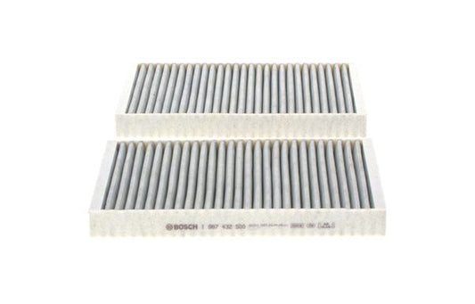 BOSCH 1987432500 Cabin Air Filter 266mm Activated Carbon Fits Renault Laguna