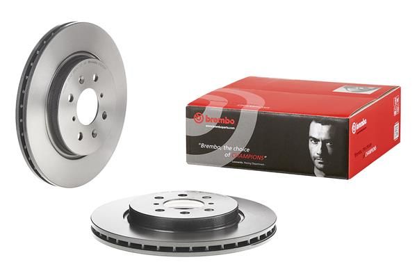 2x BREMBO 09.D252.11 Brake Disc Front Internally Vented Braking For Suzuki Swift