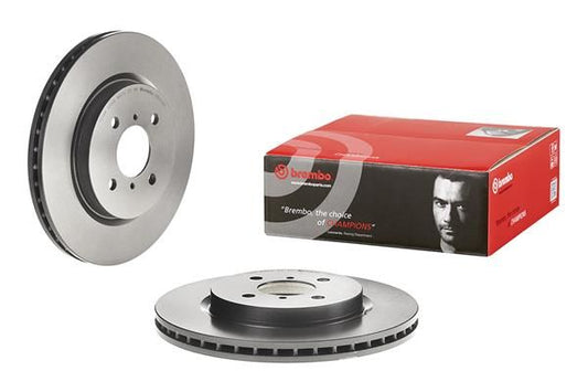2x BREMBO 09.D253.11 Brake Disc Front Internally Vented Braking For Suzuki Swift