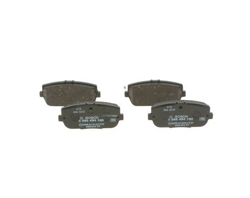 BOSCH 0986494190 Brake Pad Set For Disc Brake Rear Fits Mazda MX-5 MX-5 RF