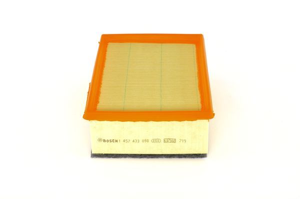 BOSCH 1457433098 Air Filter 244mm Length Insert Fits Citroën C4 Peugeot 307