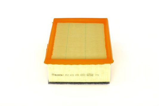 BOSCH 1457433098 Air Filter 244mm Length Insert Fits Citroën C4 Peugeot 307