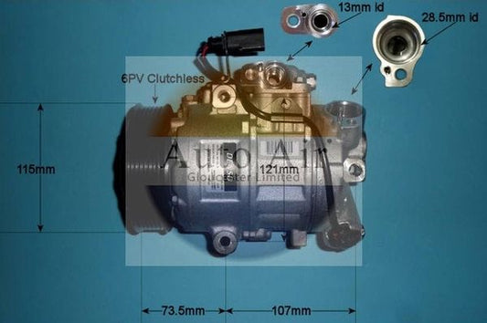 AUTO AIR 14-0288 Air Compressor A/C Air Con Air Conditioning Fits Seat Skoda VW