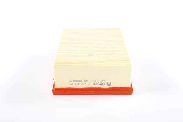 BOSCH 1457433150 Air Filter 245mm Length Insert Fits Citroën C4 Peugeot 307