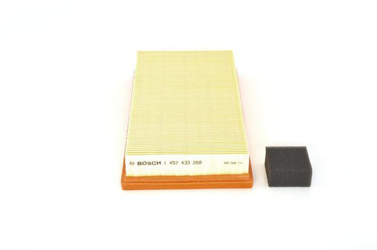BOSCH 1457433268 Air Filter 287mm Length Insert 46.3mm Height For Ford Ka Ka Van