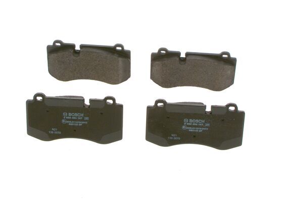 BOSCH 0986494167 Brake Pad Set For Disc Front 17.6mm Thickness For Mercedes-Benz